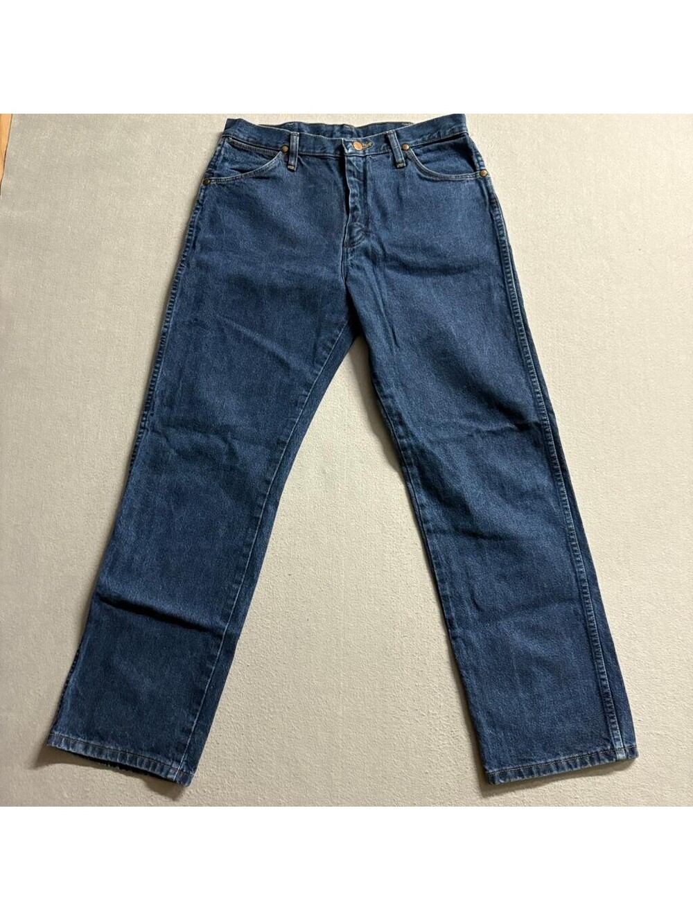 Wrangler 13MWZDO Cowboy Cut Jeans Mens 32x30 Blue Denim Straight Leg